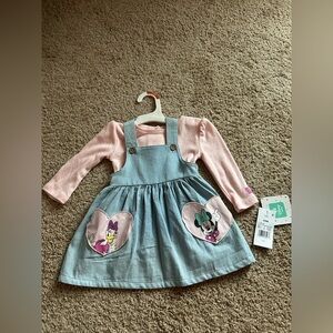 Disney Baby Pink and Light Blue Outfit